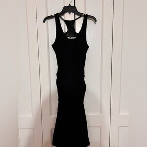 Michael Stars razor back ruched dress